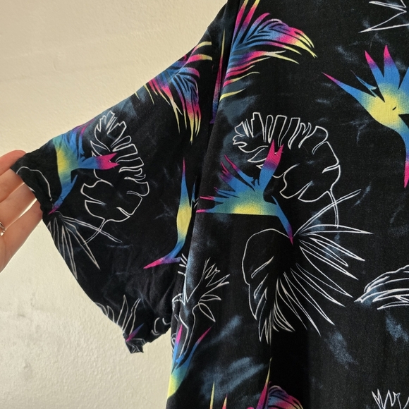 ORIGINAL USE Tropical Button Down Shirt Mens Tops Collared Casual Wear Size XXL - Picture 9 of 12